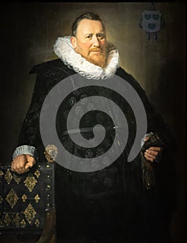 Portrait of Nicolaes vanÂ der Meer, 1631 painting by Frans Hals photo